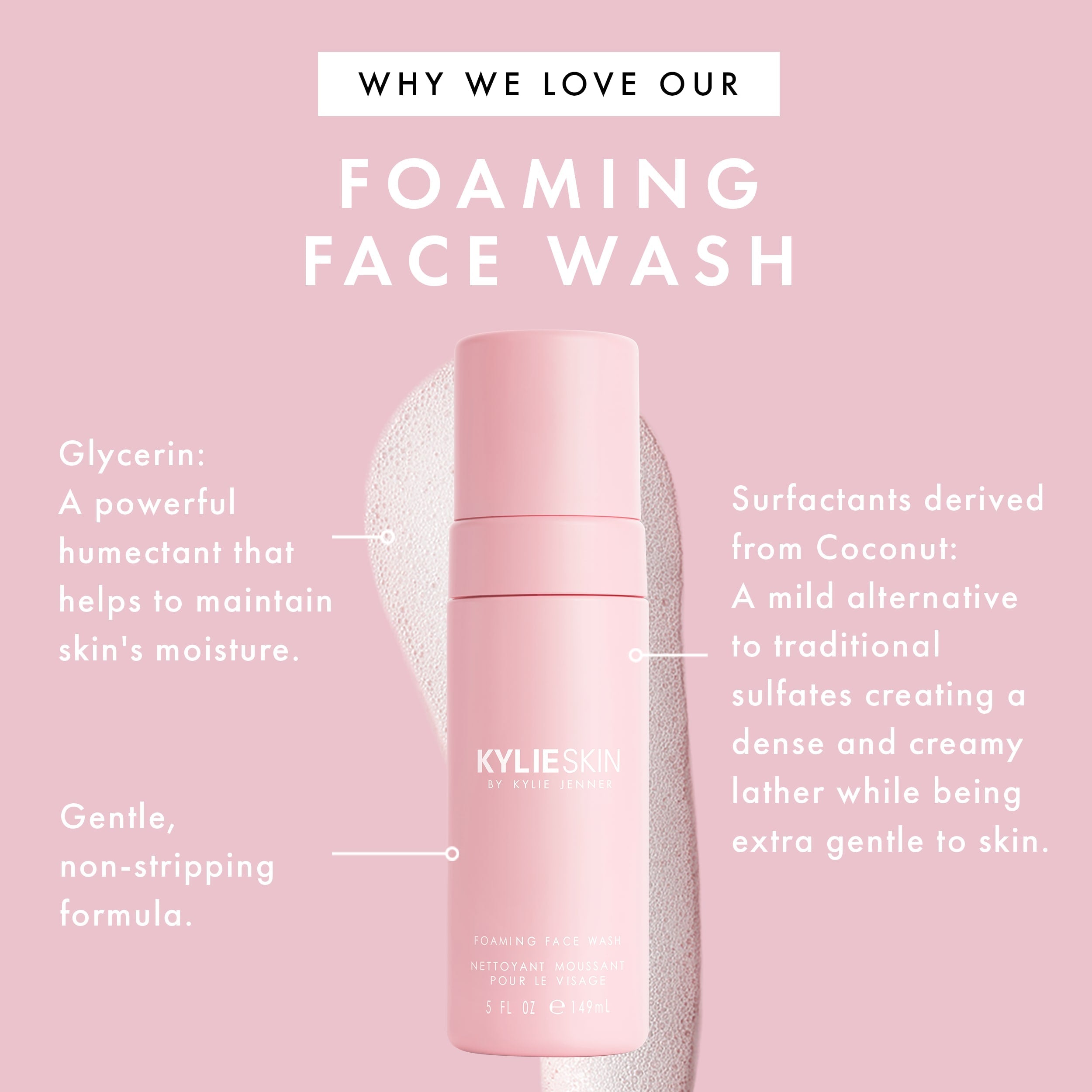 kyliecosmetics Foaming Face Wash