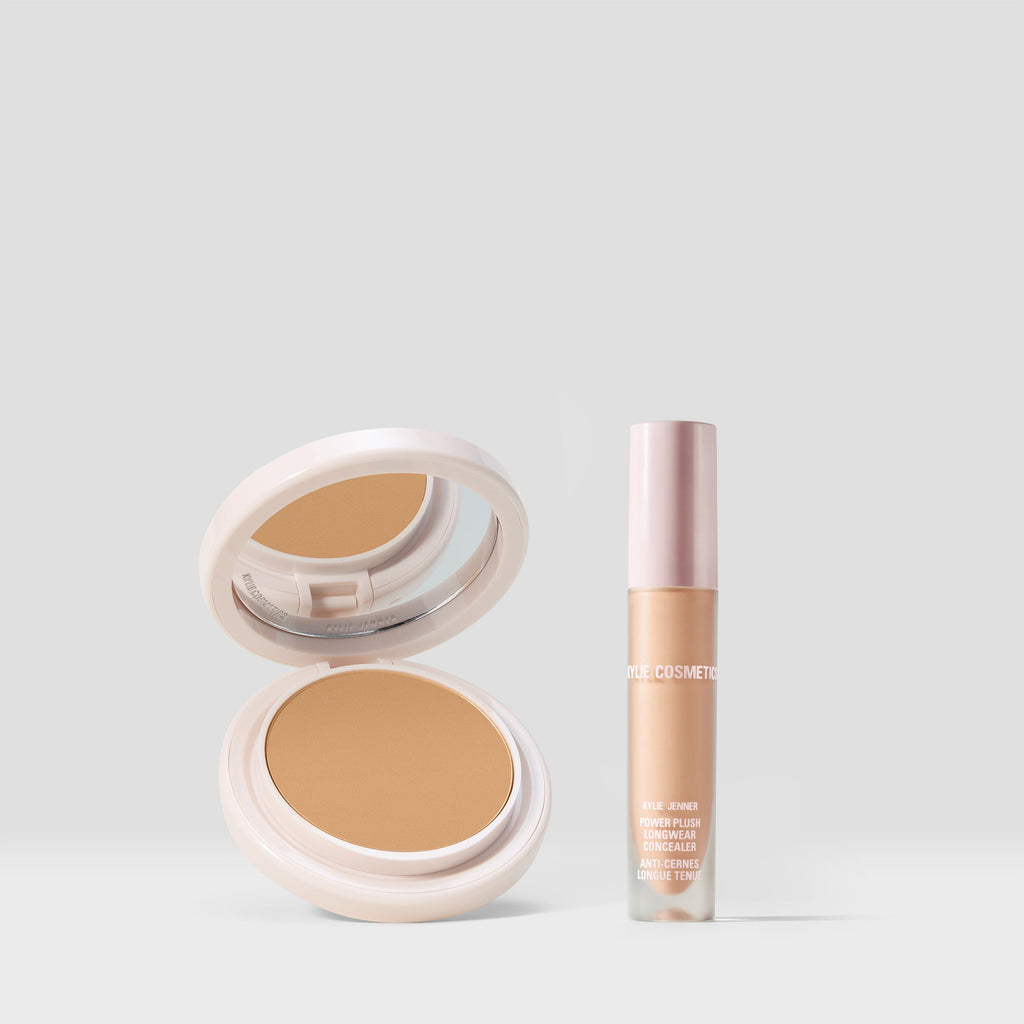 kyliecosmetics Natural Blur Powder Foundation & Power Plush Concealer Duo